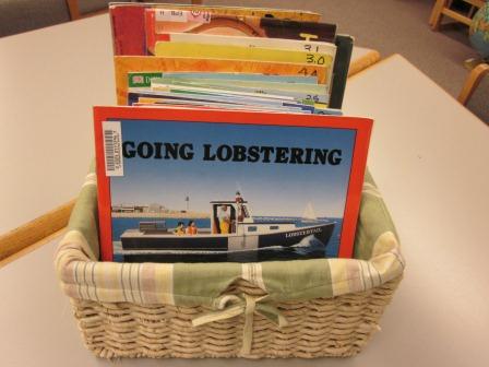 How many books are in the basket?