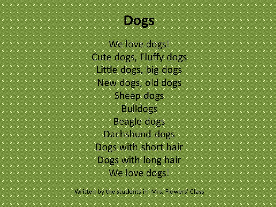 dogs poem